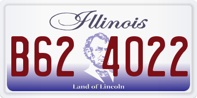 IL license plate B624022