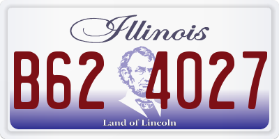 IL license plate B624027