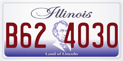 IL license plate B624030