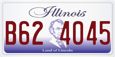 IL license plate B624045