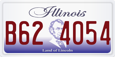 IL license plate B624054