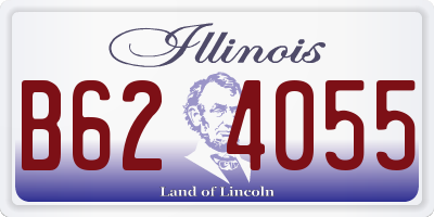 IL license plate B624055