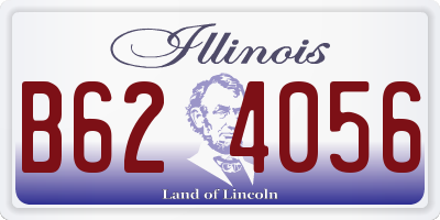 IL license plate B624056