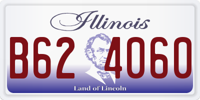 IL license plate B624060