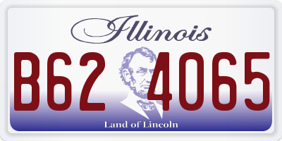 IL license plate B624065