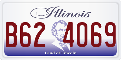IL license plate B624069