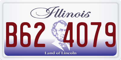 IL license plate B624079