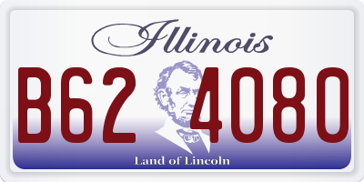 IL license plate B624080