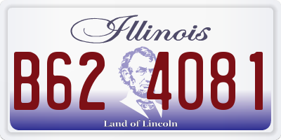 IL license plate B624081