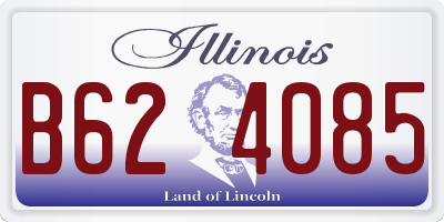 IL license plate B624085
