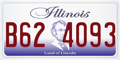 IL license plate B624093