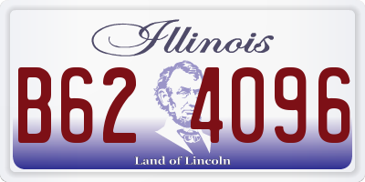 IL license plate B624096