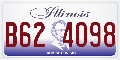IL license plate B624098