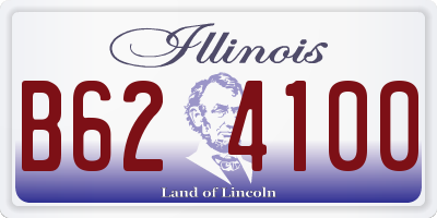 IL license plate B624100