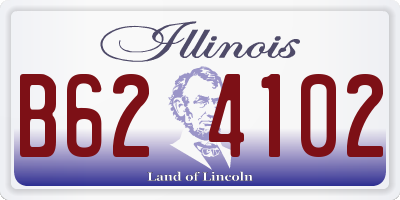 IL license plate B624102