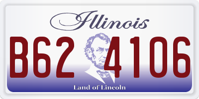IL license plate B624106