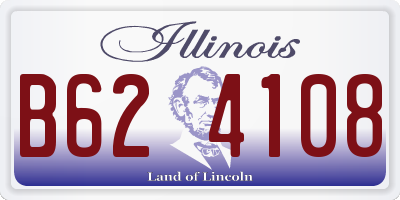 IL license plate B624108