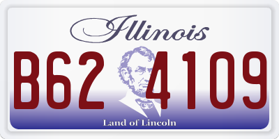 IL license plate B624109