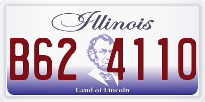 IL license plate B624110