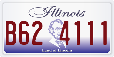 IL license plate B624111