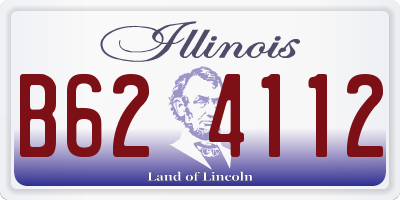 IL license plate B624112