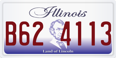 IL license plate B624113