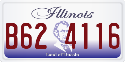 IL license plate B624116