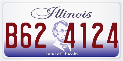 IL license plate B624124