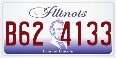 IL license plate B624133