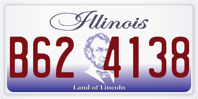 IL license plate B624138