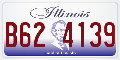 IL license plate B624139