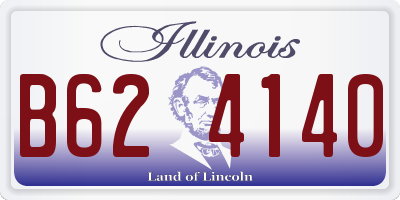 IL license plate B624140
