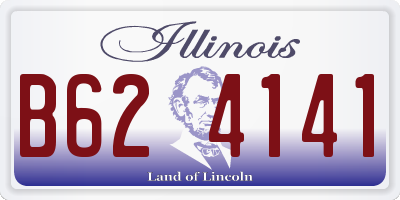 IL license plate B624141
