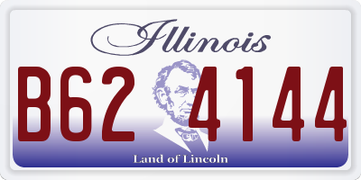 IL license plate B624144
