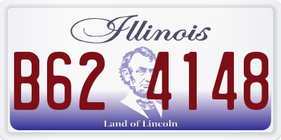 IL license plate B624148