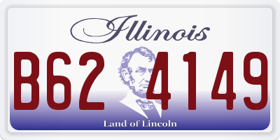 IL license plate B624149