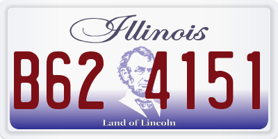 IL license plate B624151