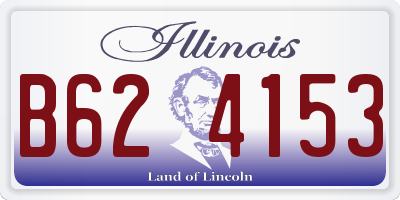 IL license plate B624153