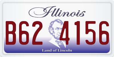 IL license plate B624156
