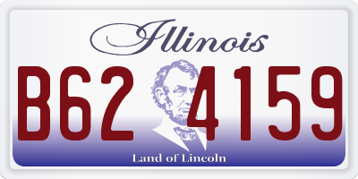 IL license plate B624159