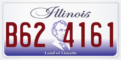IL license plate B624161