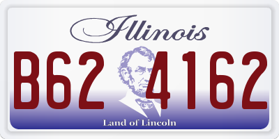 IL license plate B624162