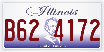IL license plate B624172