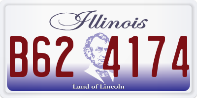 IL license plate B624174