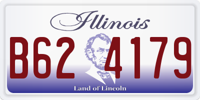 IL license plate B624179