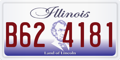 IL license plate B624181