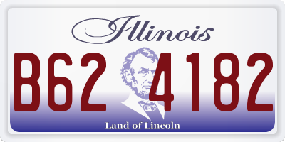 IL license plate B624182