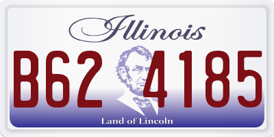 IL license plate B624185