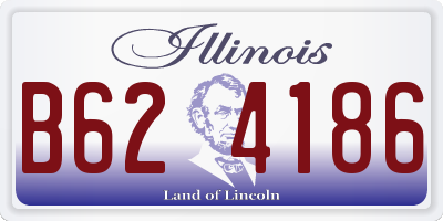 IL license plate B624186