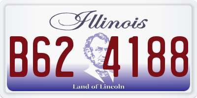 IL license plate B624188